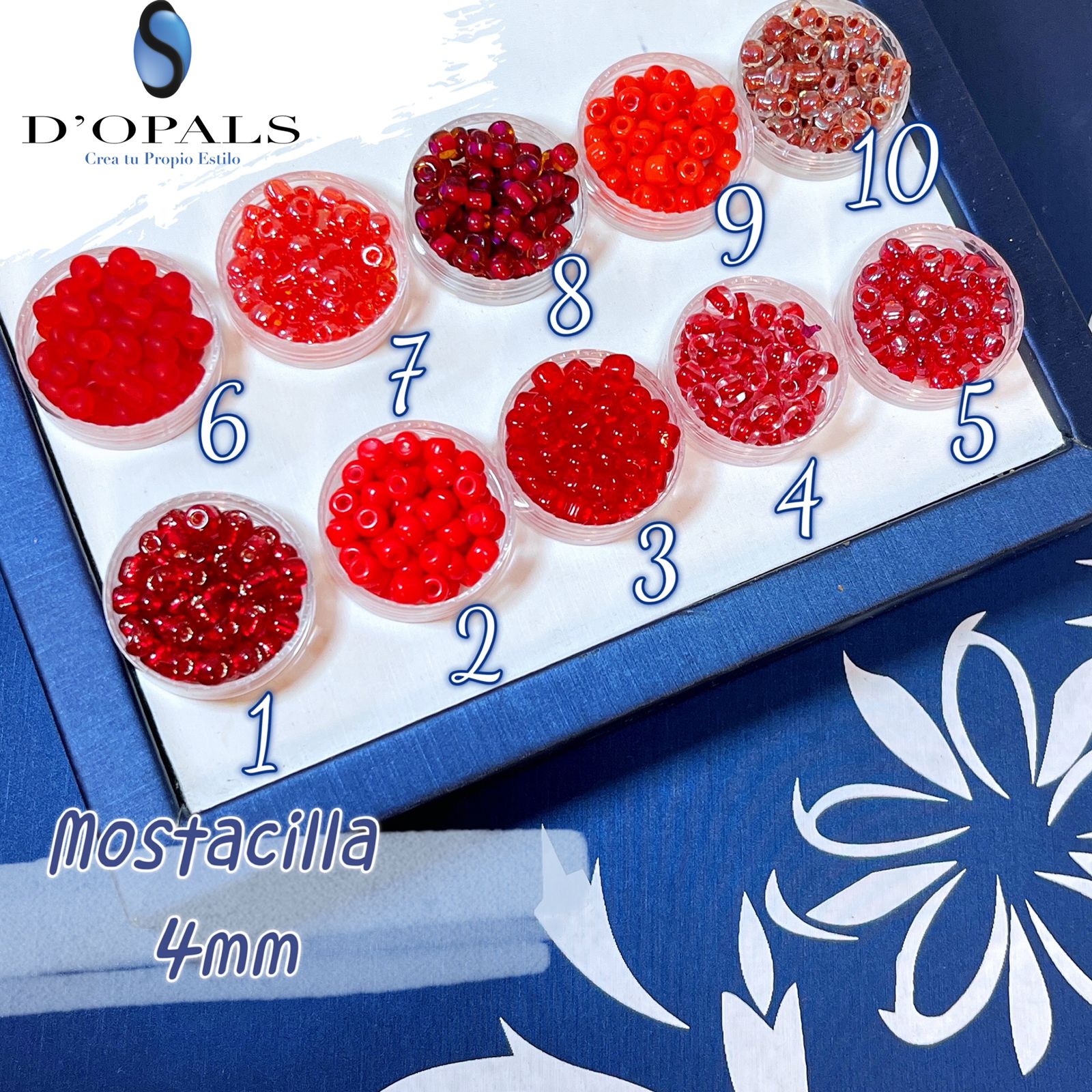MOSTACILLA ROJA 4MM 20GR