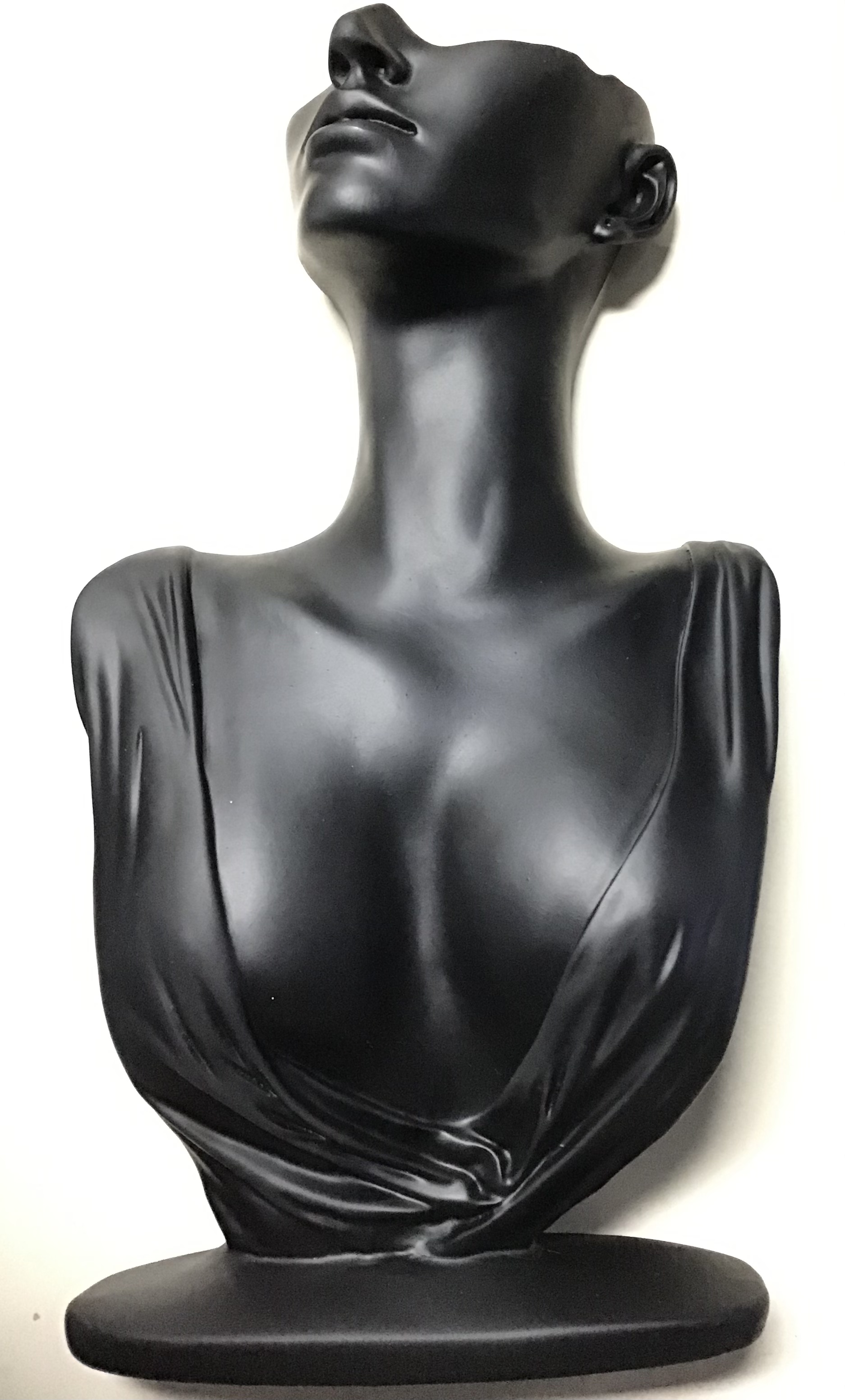 EXHIBIDOR DE COLLAR SILUETA DE MUJER 33CM