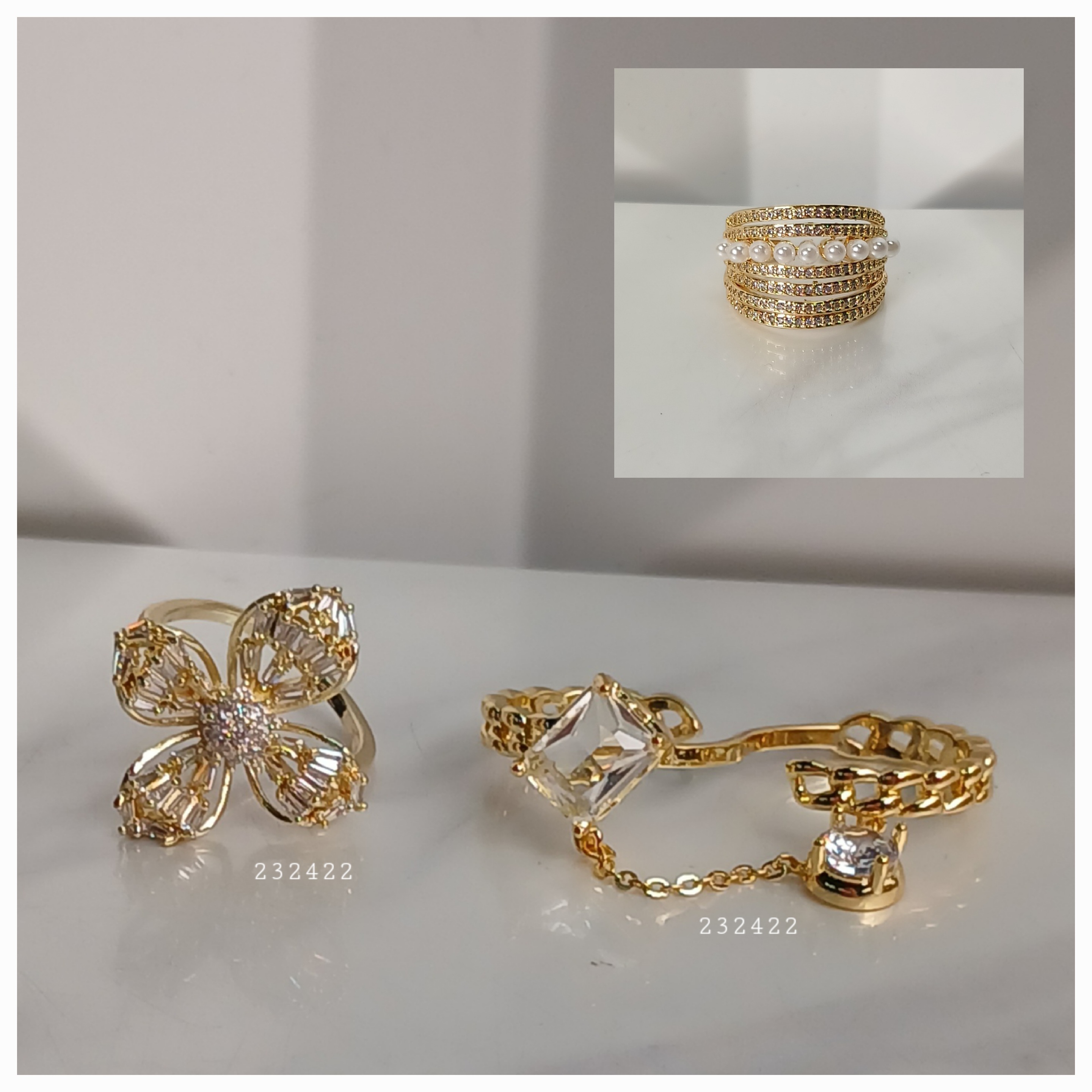 ANILLOS AJUSTABLES VARIOS MICROCIRCONIA
