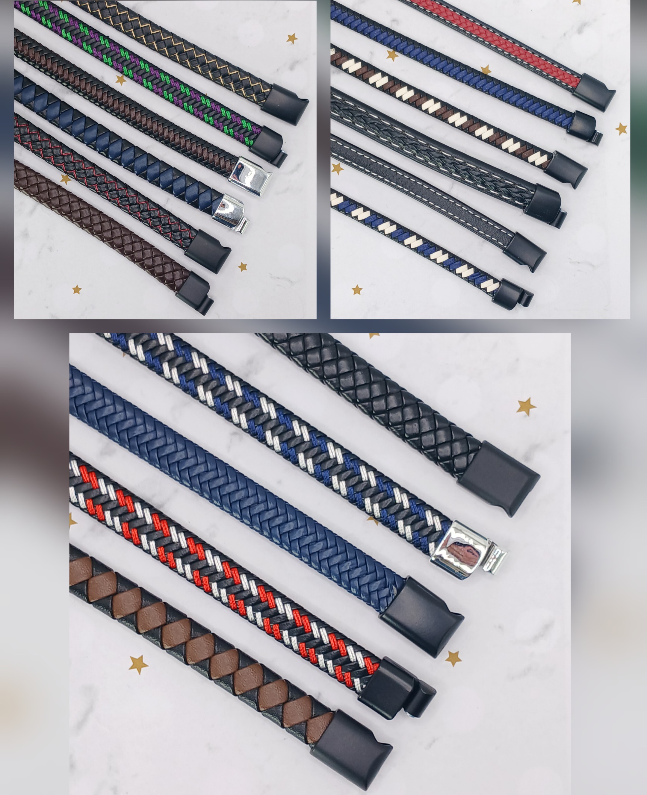 PULSERAS PARA CABALLERO 23CM
