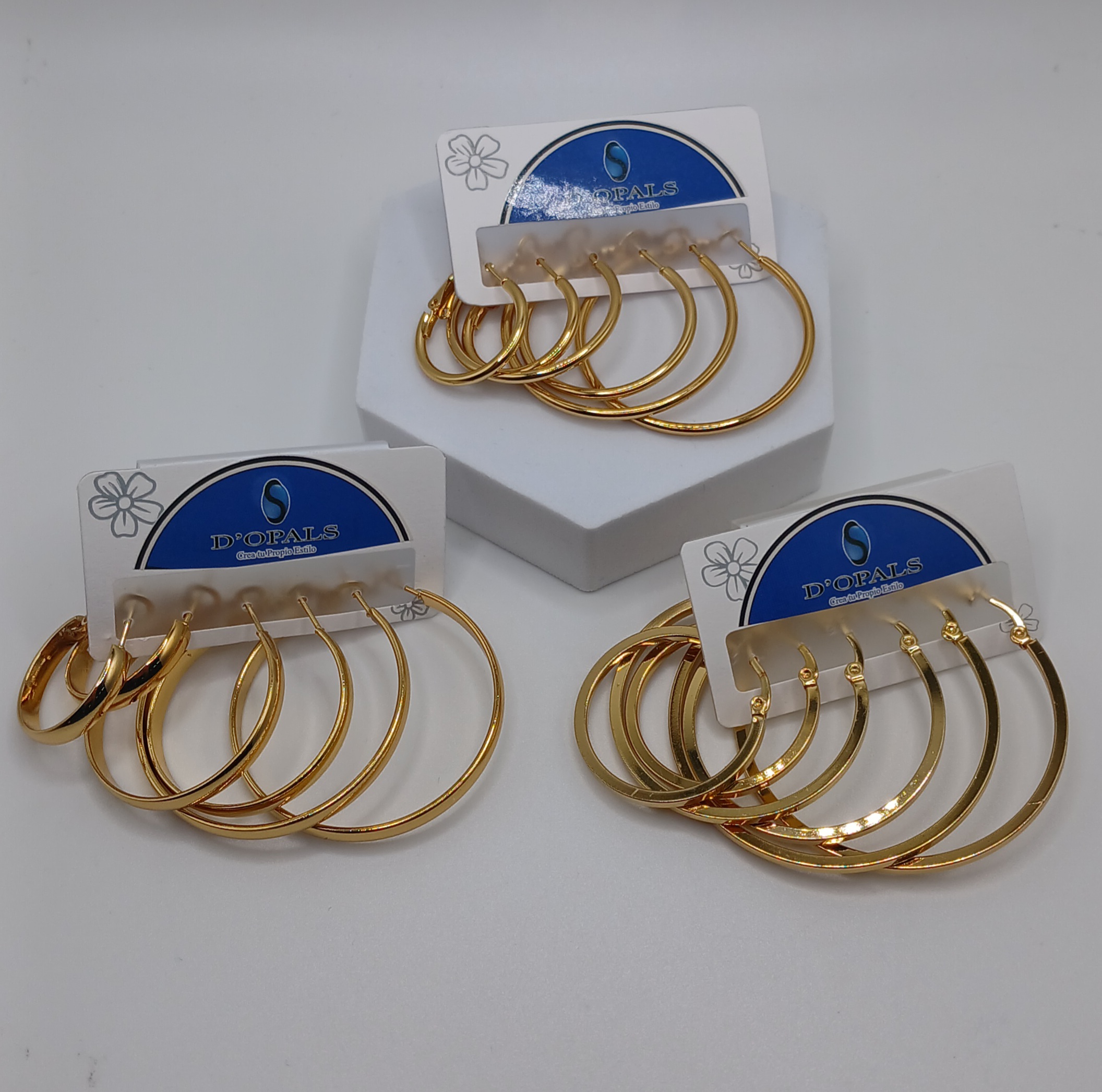 SET ARETES DE ACERO INOXIDABLE