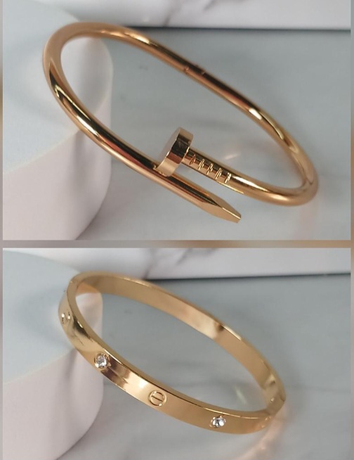 BRAZALETES DE ACERO INOXIDABLE