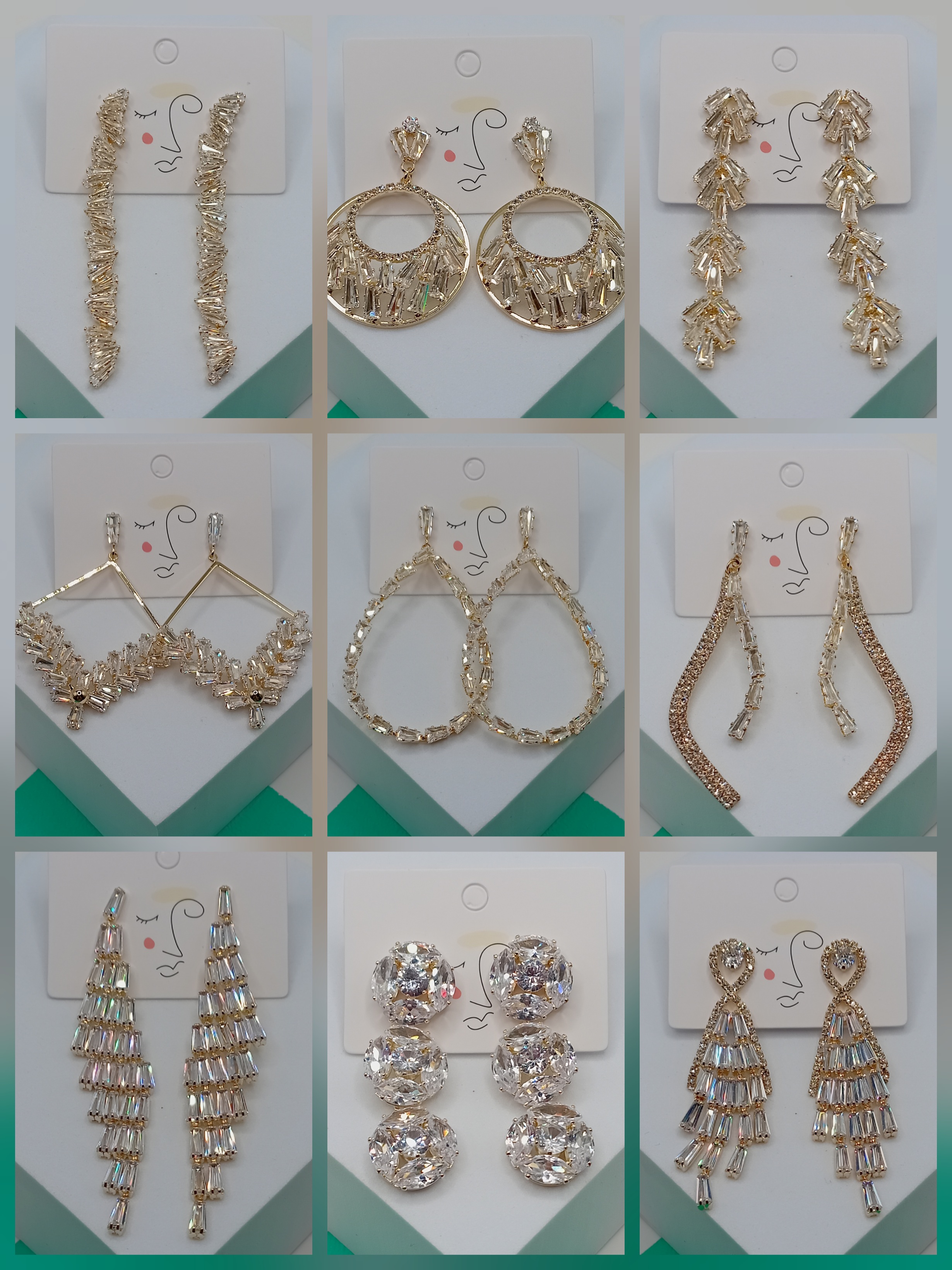 ARGOLLAS Y ARETES DE MICROCIRCONIA