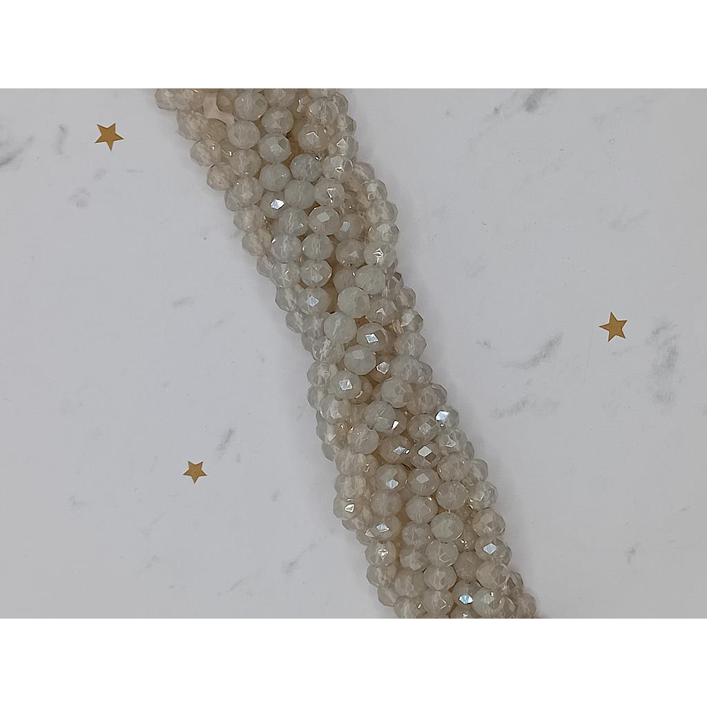 CRISTAL RONDEL BEIGE ARENA 4MM