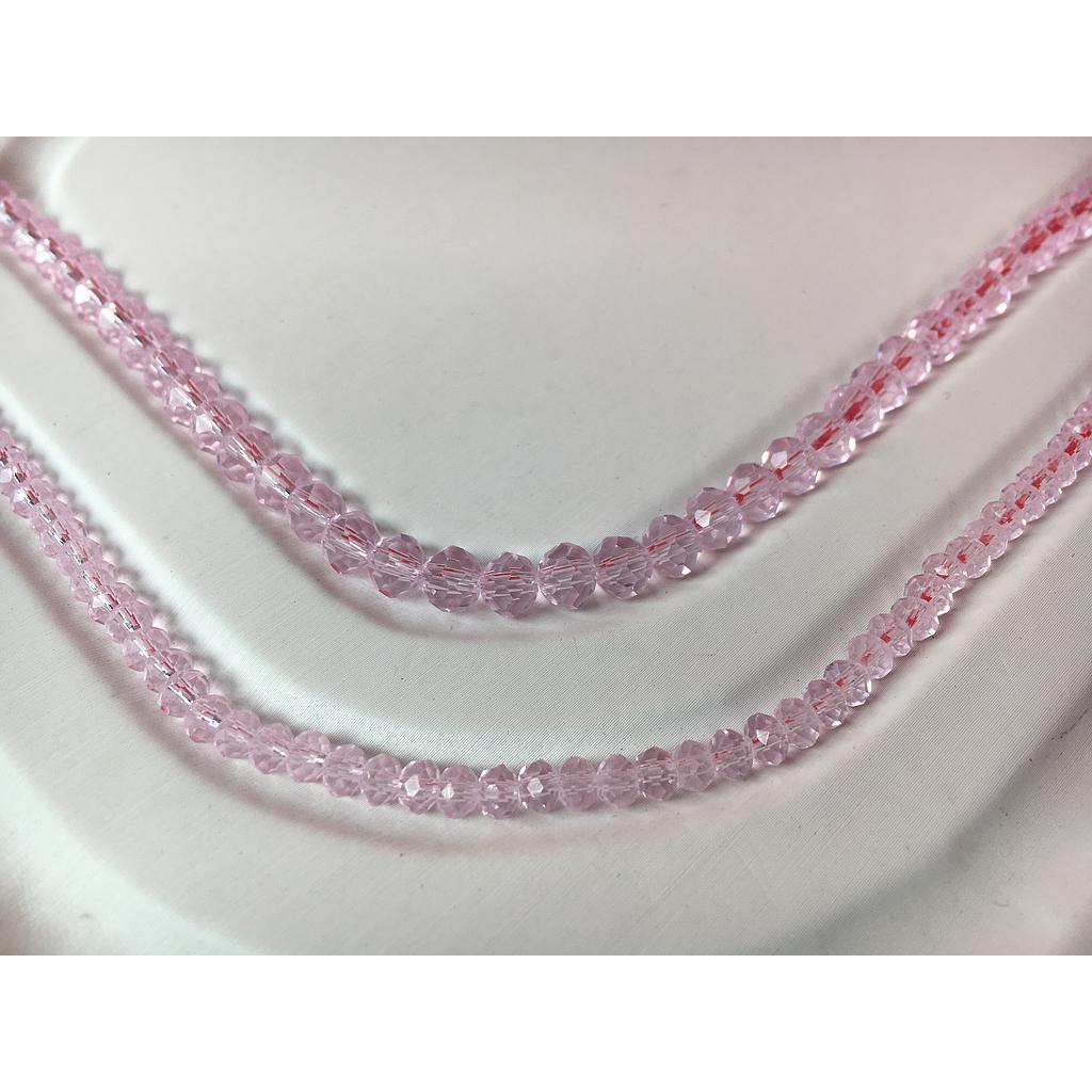 CRISTAL RONDEL ROSADO CREPE 4MM