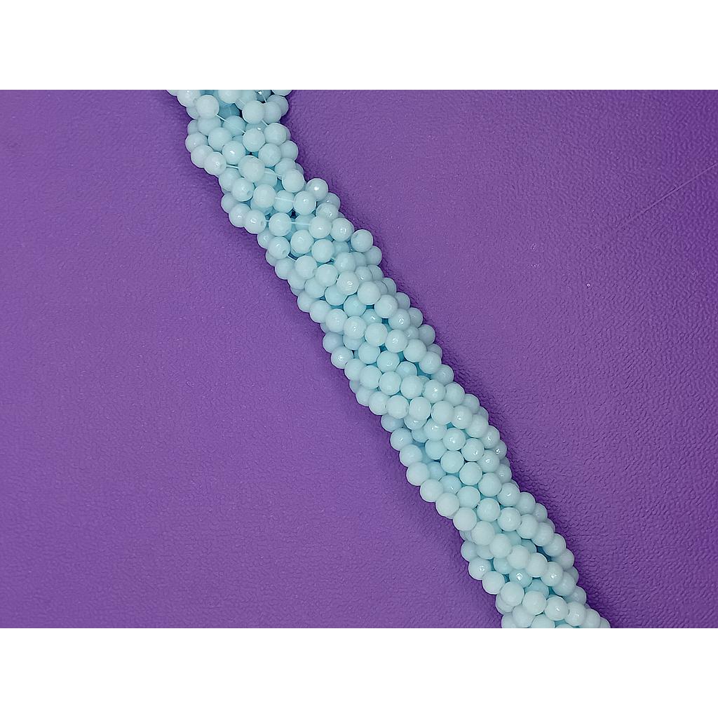 CRISTAL FACETEADO AZUL BEBE 6MM