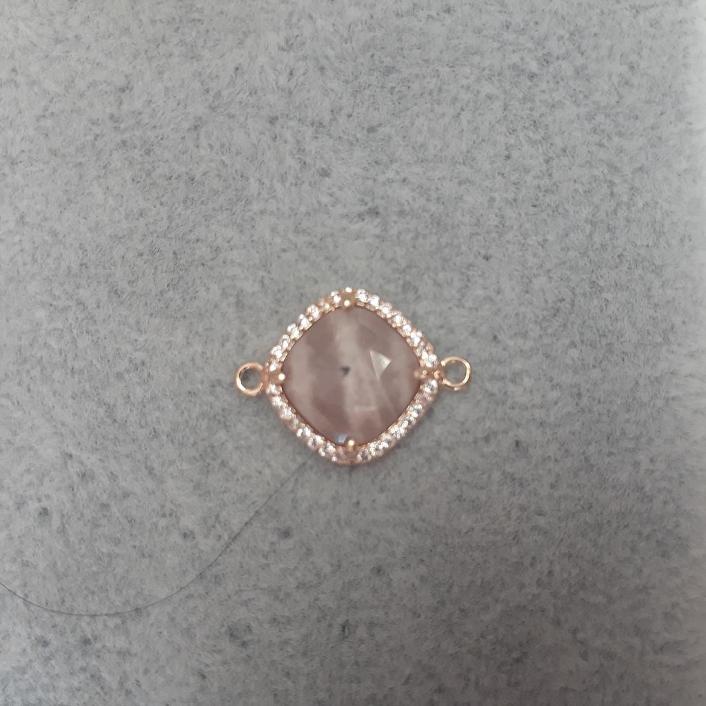 DIJE MICROCIRCON DORADO PIEDRA 