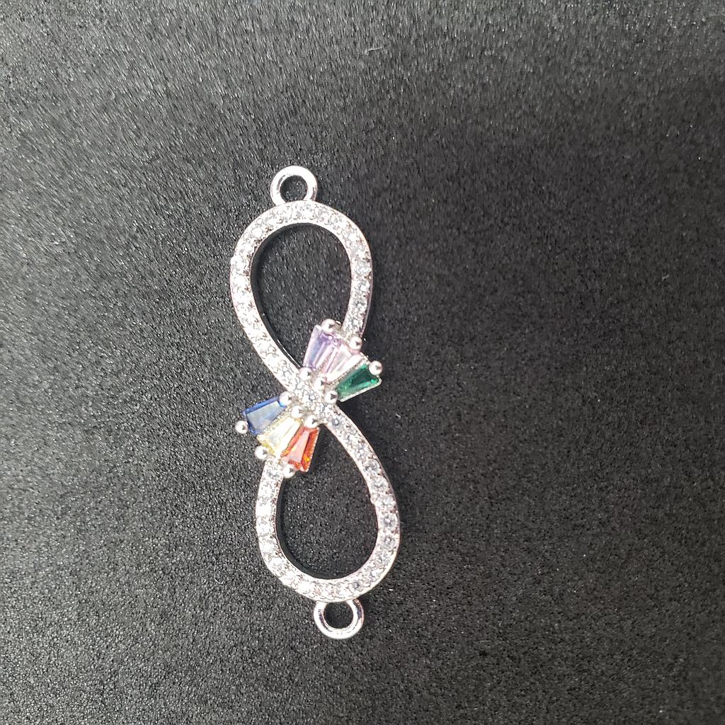 DIJE MICROCIRCON PLATEADA 