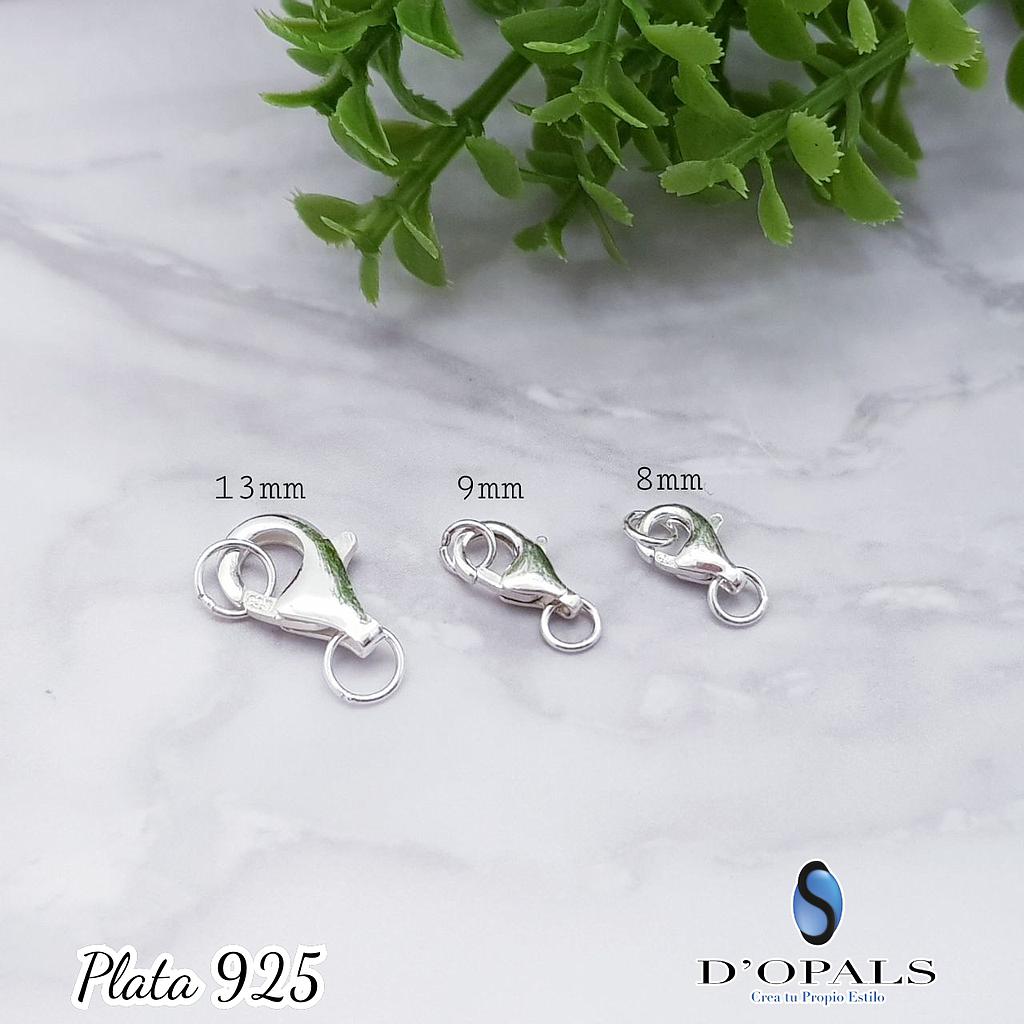 BROCHE PERICO DE PLATA 13MM
