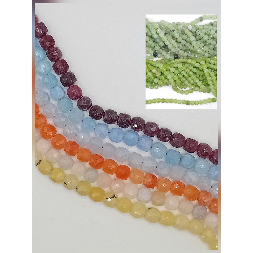 PIEDRAS AGATA CUBO 7X7MM