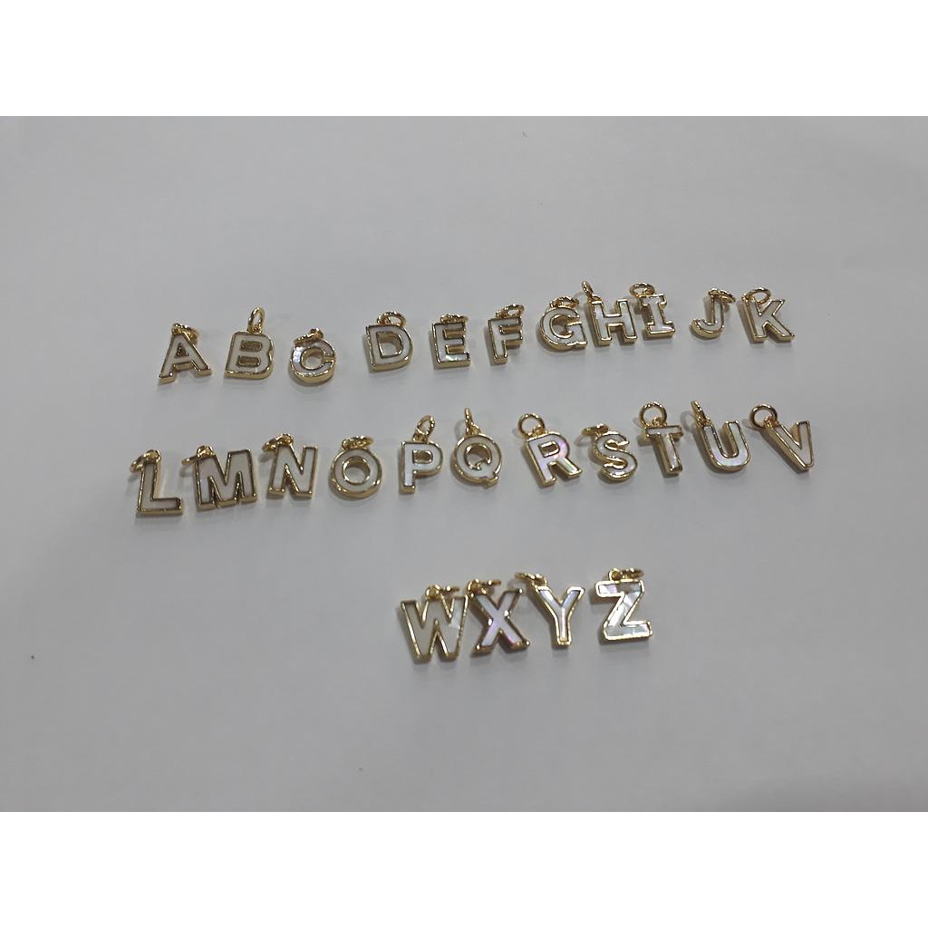LETRAS CONCHA NACAR MICROCIRCONIA