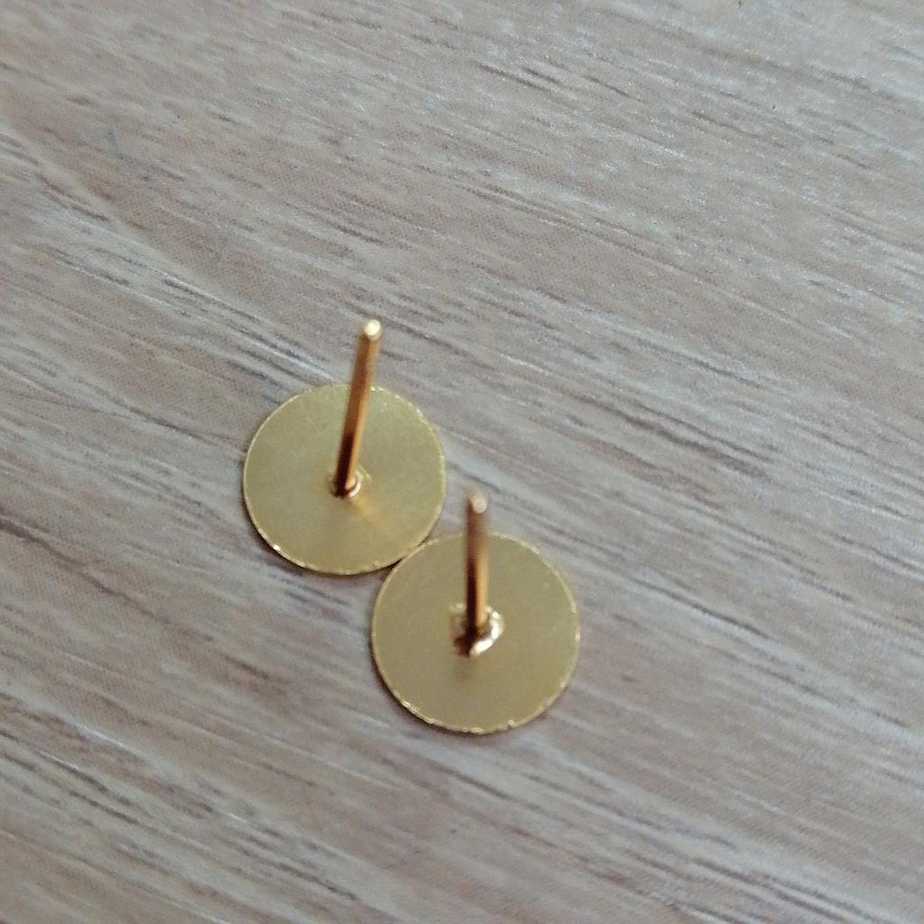 PATENTE DE PEGAR PLATA 925 CON BAÑO 8MM