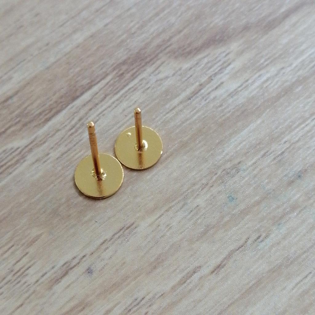 PATENTE DE PEGAR PLATA 925 CON BAÑO 6MM