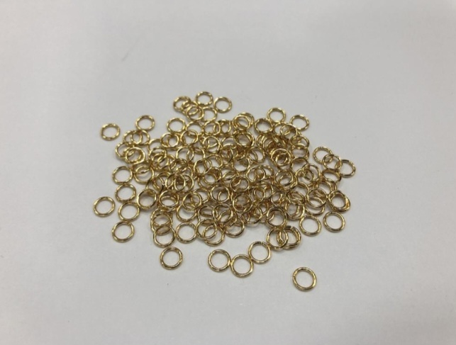 ARGOLLAS ABIERTAS DE ACERO 0.7X5MM 1000 PCS