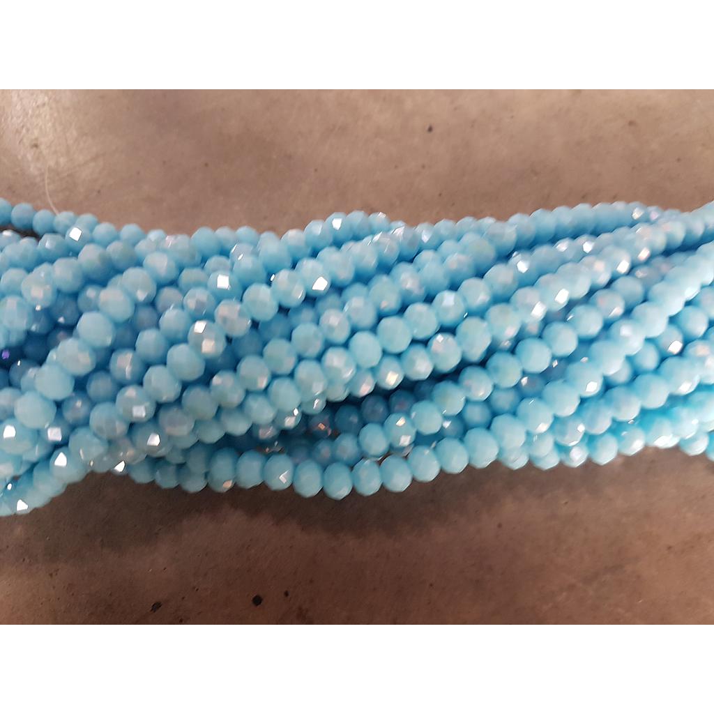 CRISTAL RONDEL AZUL CELESTE 8MM