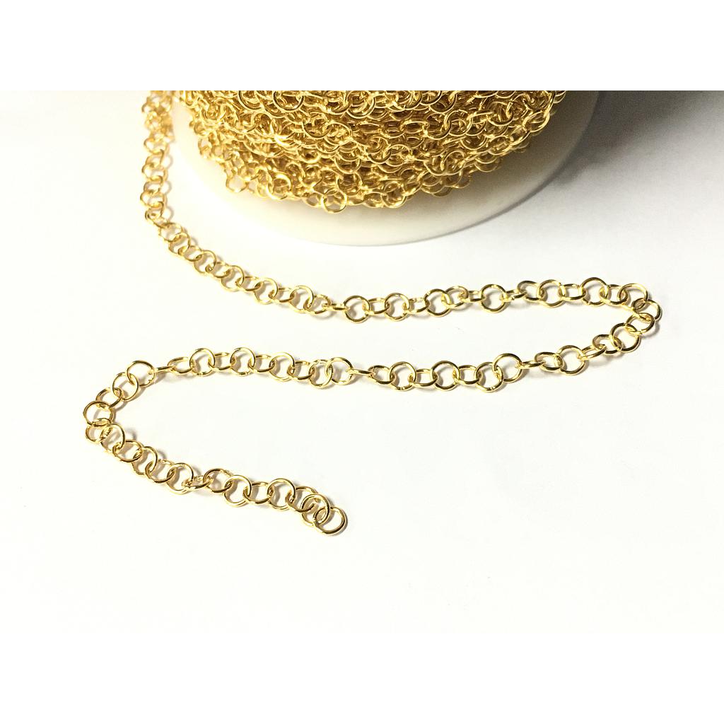 CADENA DE ACERO ARGOLLAS 0.6X4MM