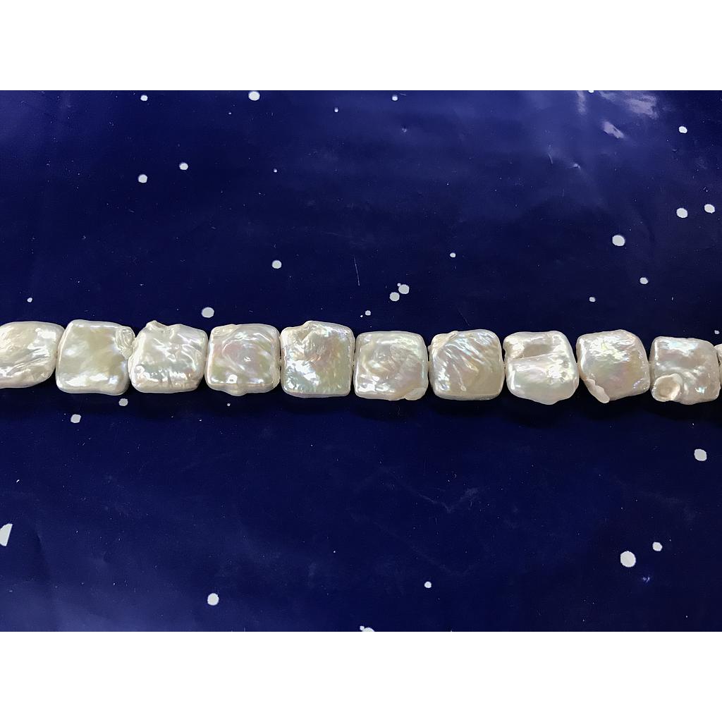 PERLA BARROCA CUADRADA 12X12MM