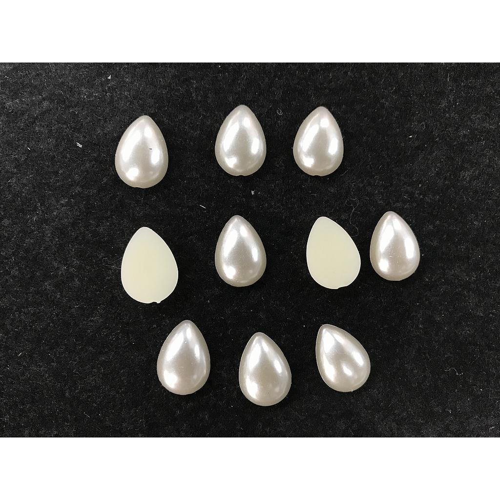 PERLA ACRILICA GOTA 13X18MM 10PCS
