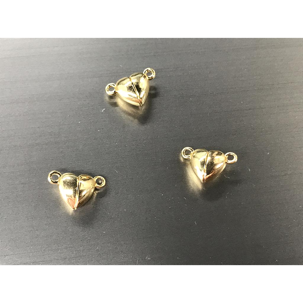 BROCHE IMAN DE CORAZON ELECTROENCHAPADO