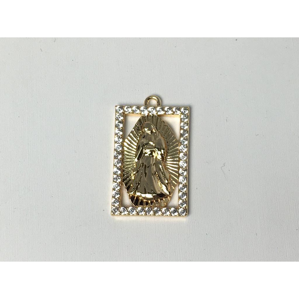 DIJE VIRGEN DE GUADALUPE ELECTROENCHAPADO