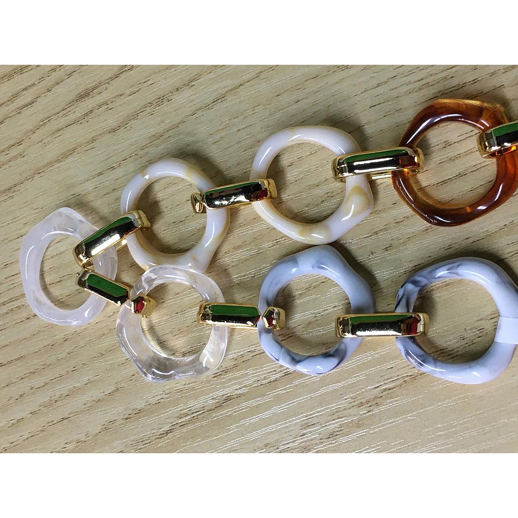 CADENA ACRILICA COLORES 8PCS