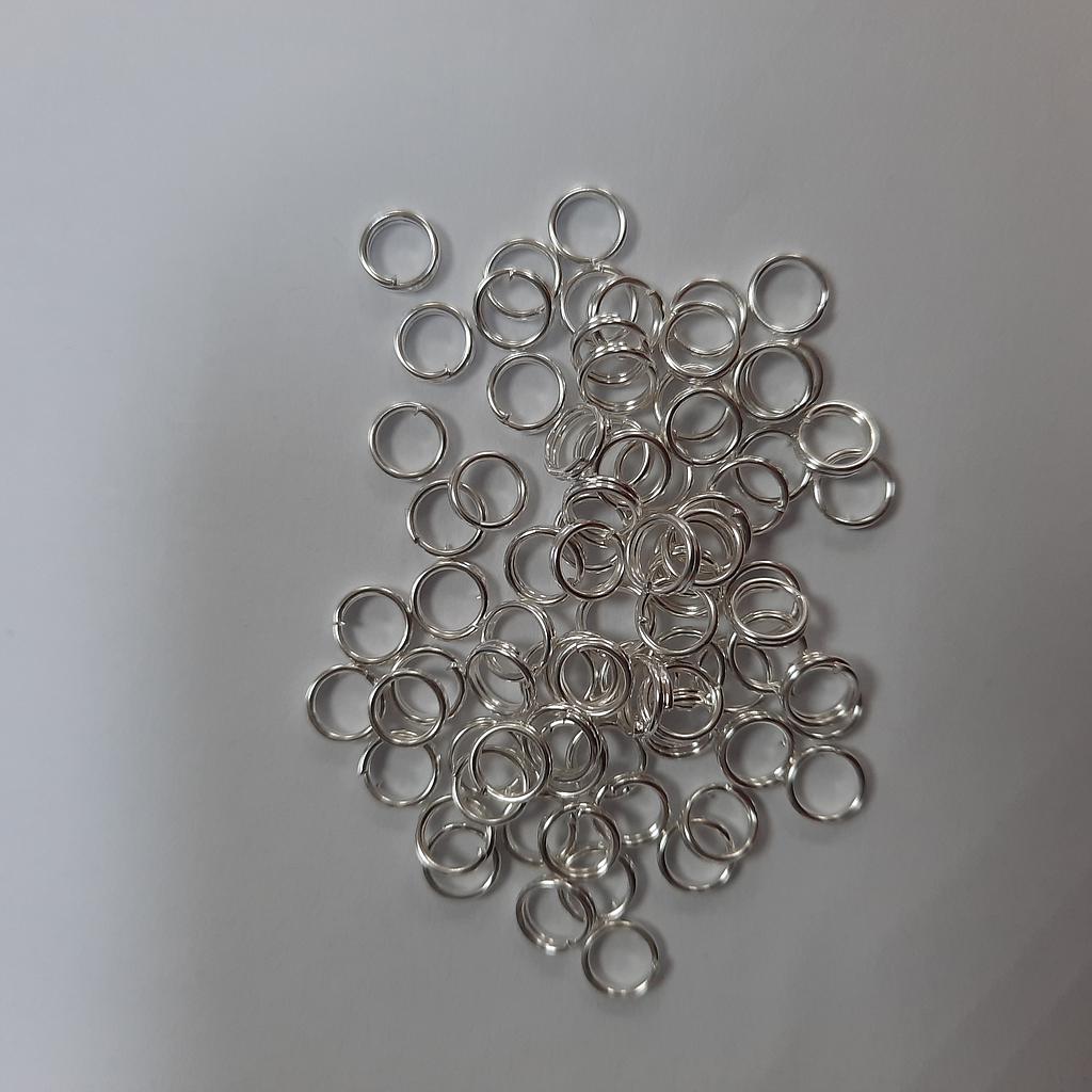 ARGOLLAS DOBLES 6MM 5GR