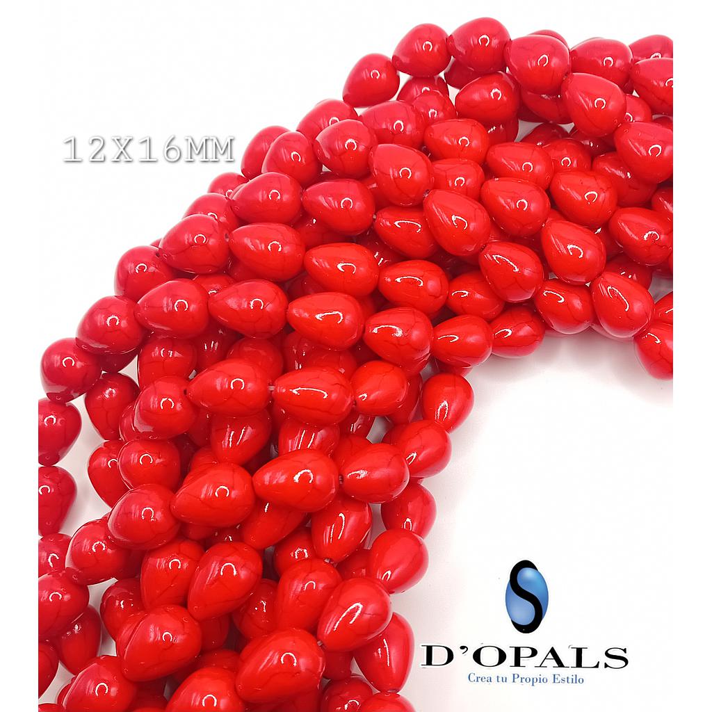 PIEDRA TURQUESA GOTA 12X16MM