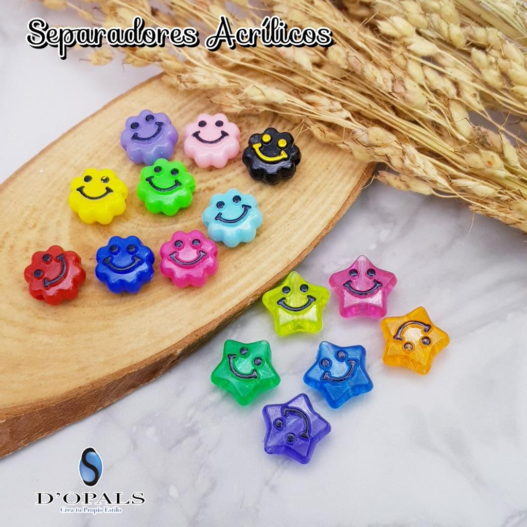 SEPARADORES DE ESTRELLAS CON CARITA FELIZ PAQUETE 500GRS