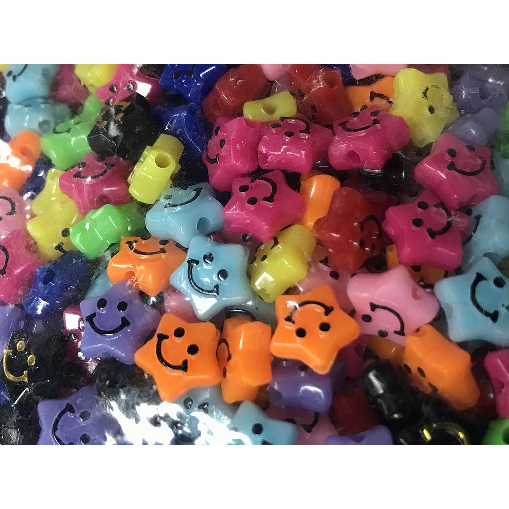 SEPARADORES DE ESTRELLAS CON CARITA FELIZ PAQUETE 500GRS
