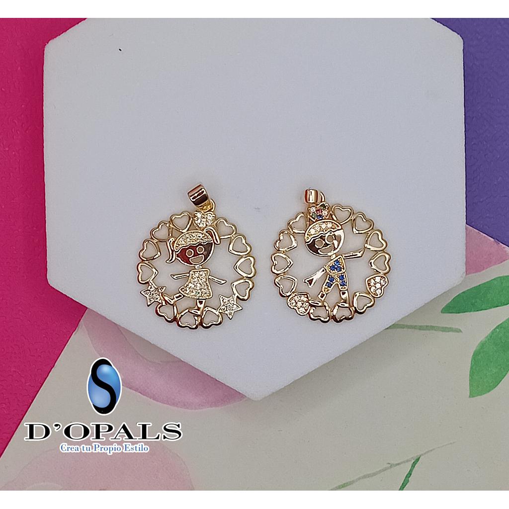 DIJE NIÑO/A MICROCIRCONIA