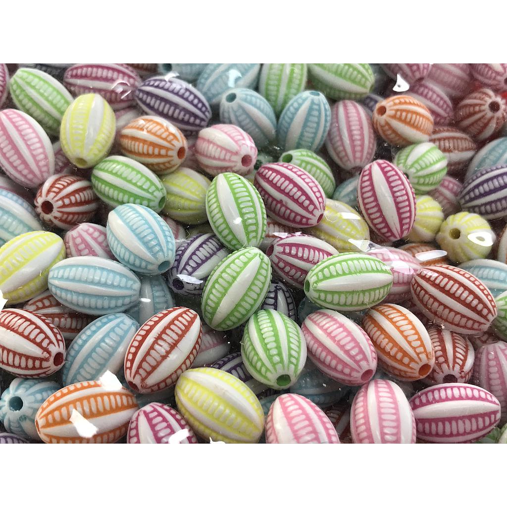 SEPARADORES ACRILICOS ALMENDRAS MULTICOLORES 10GRS