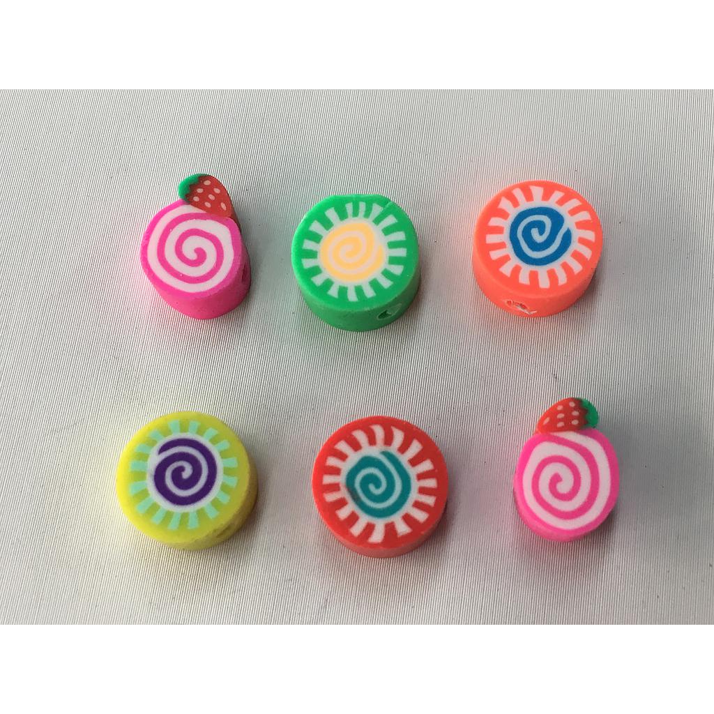 FIMO FIGURAS CON ESPIRAL 6PCS