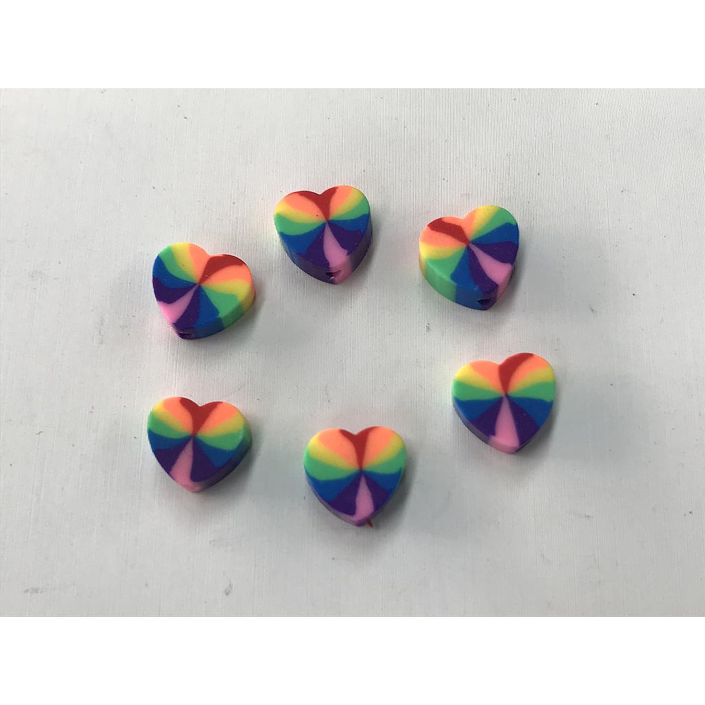 FIMO CORAZON 6PCS