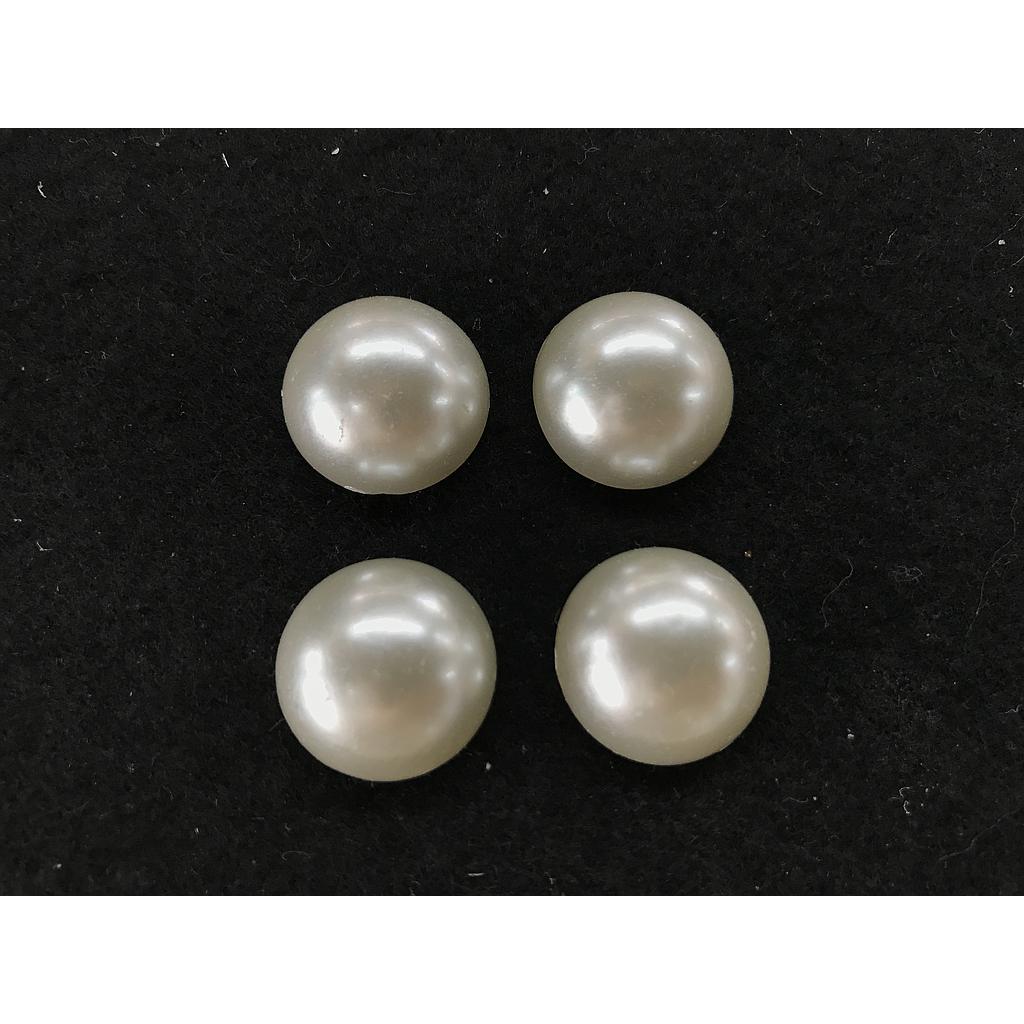 PERLAS ACRILICAS DE PEGAR 14MM 4PCS
