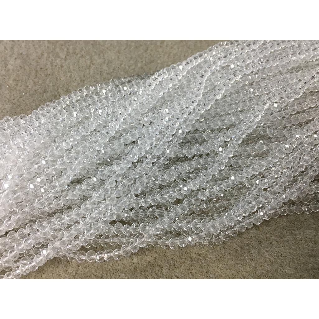 CRISTAL RONDEL TRANSPARENTE 2MM