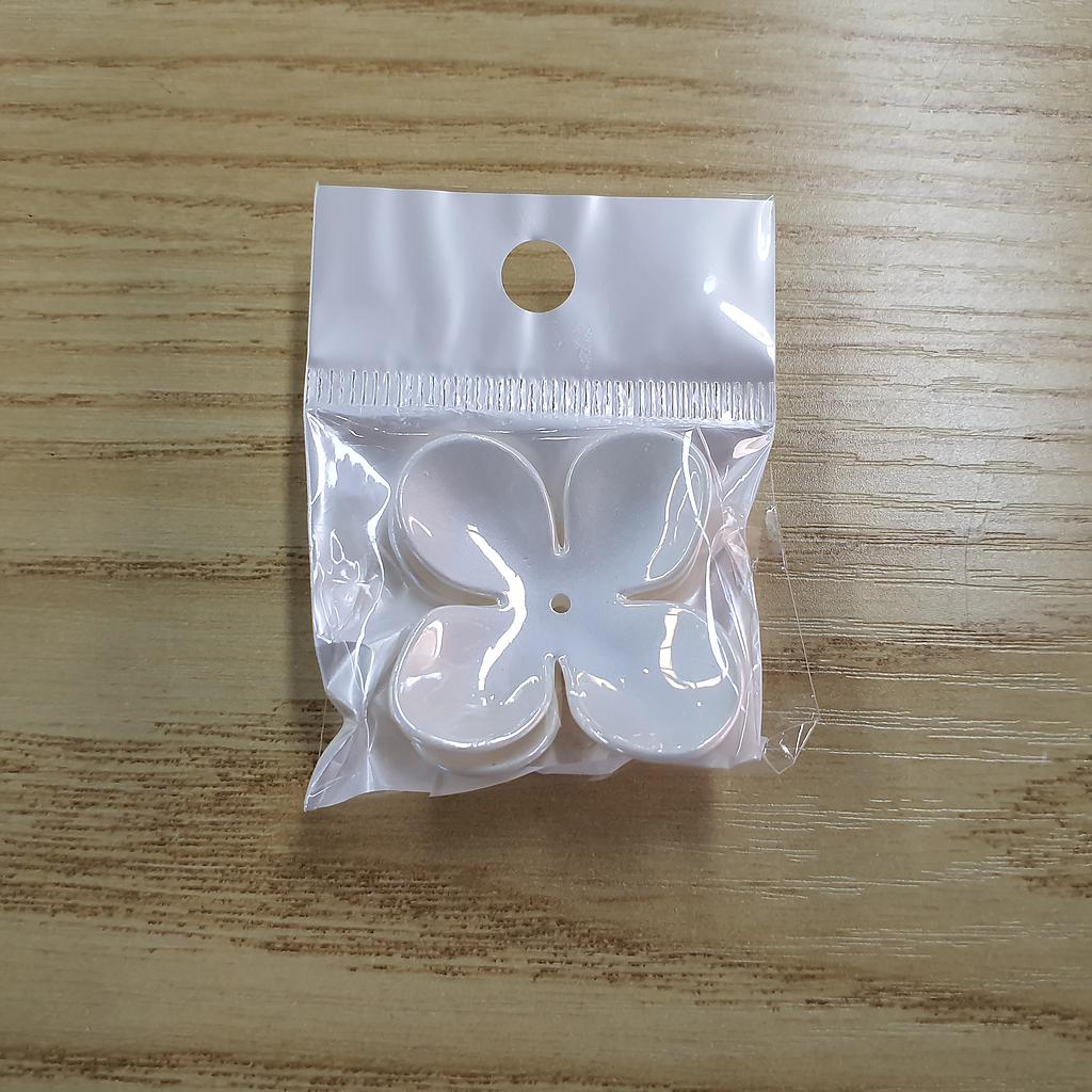 FLOR ACRILICA 4PETALOS-33MM 2PCS