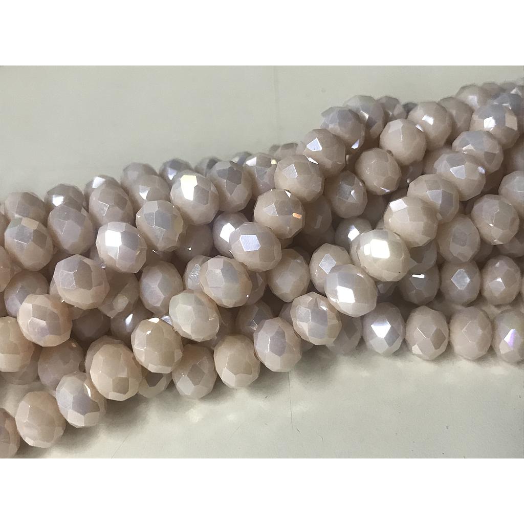 CRISTAL RONDEL SALMON NUDE AB 8MM