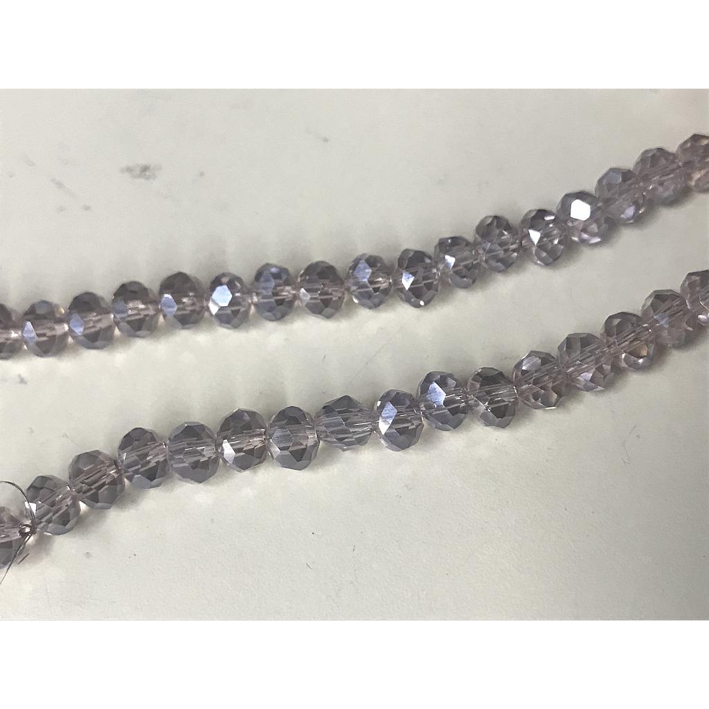 CRISTAL RONDEL MORADO REGIO 6MM