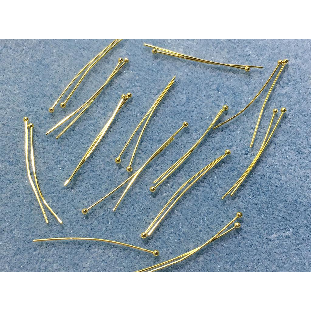 PINES DE ACERO 0.7X40MM 25PCS
