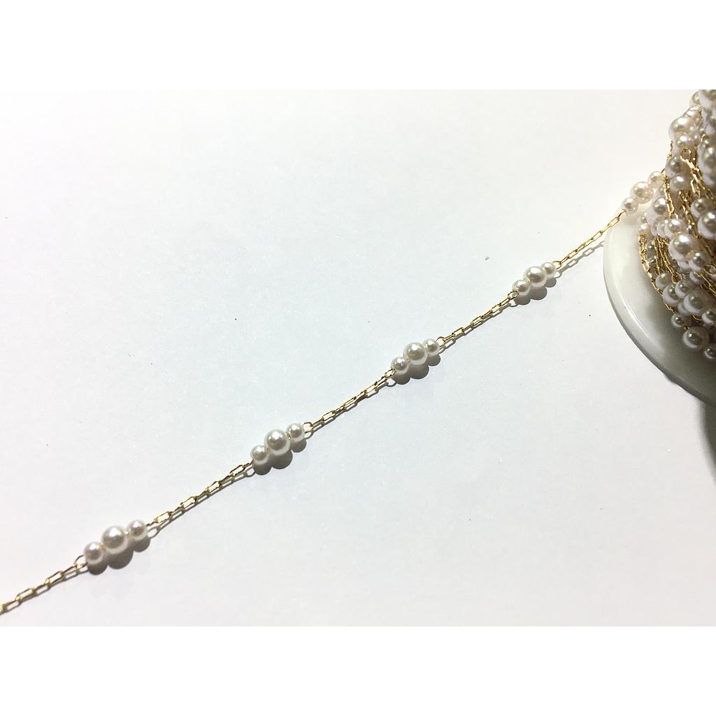 CADENA DE GOLDFIELD CON PERLAS