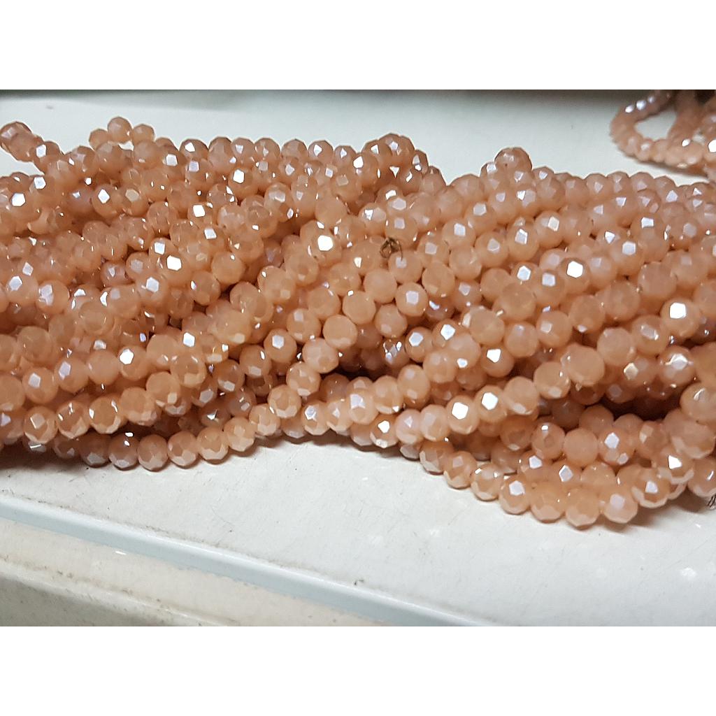 CRISTAL RONDEL ZAPOTE 6MM