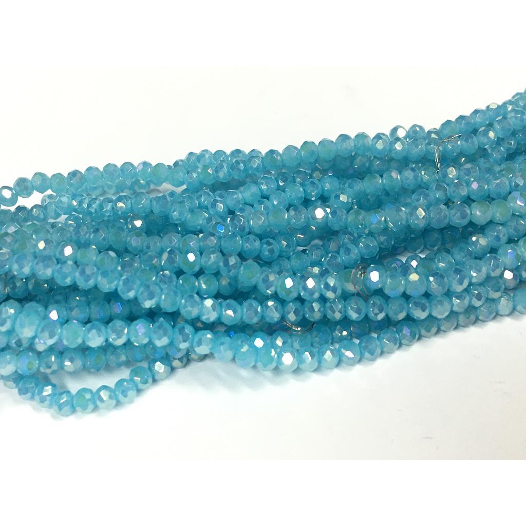 CRISTAL RONDEL AZUL CELESTE