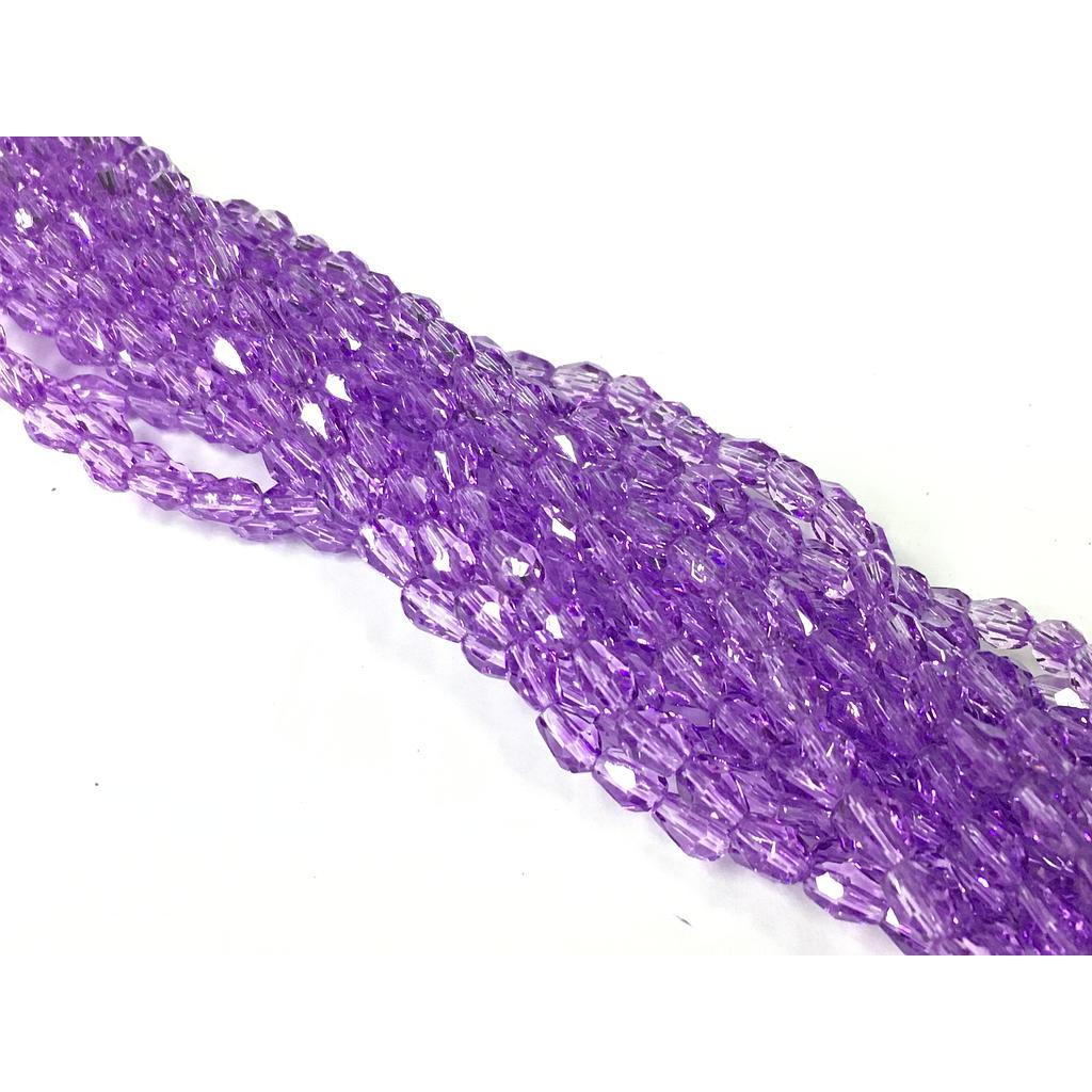 CRISTAL DE GOTA 4X6MM MORADO