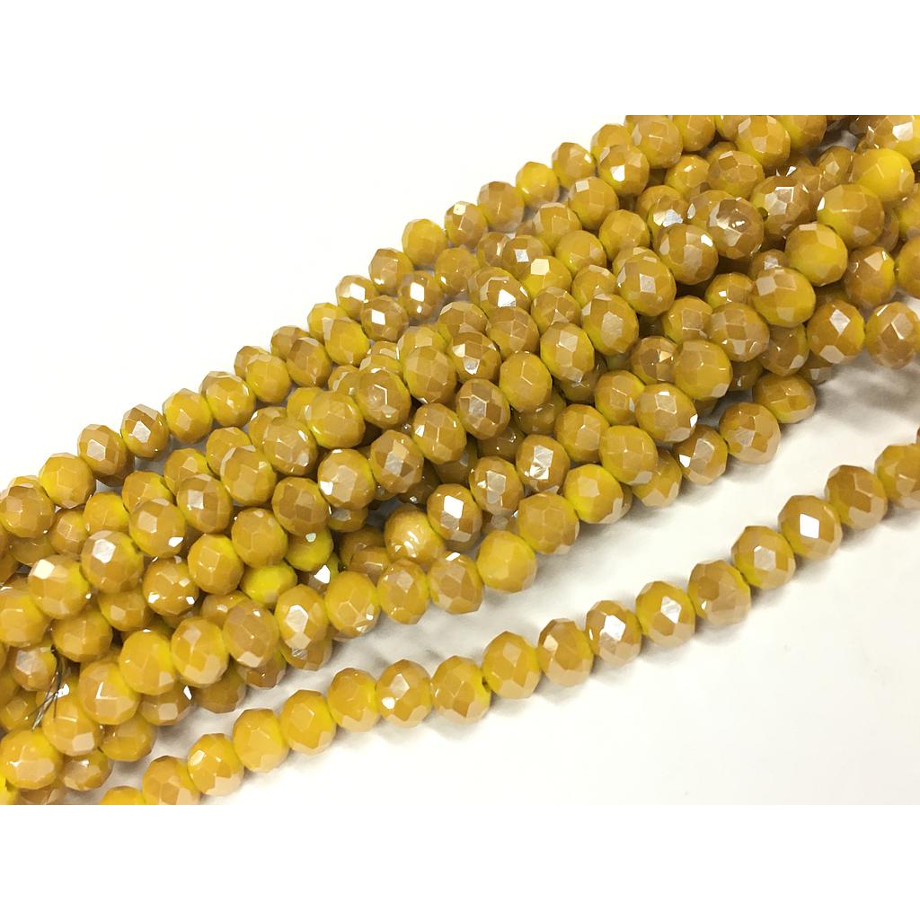 CRISTAL RONDEL MIEL MOSTAZA 6MM