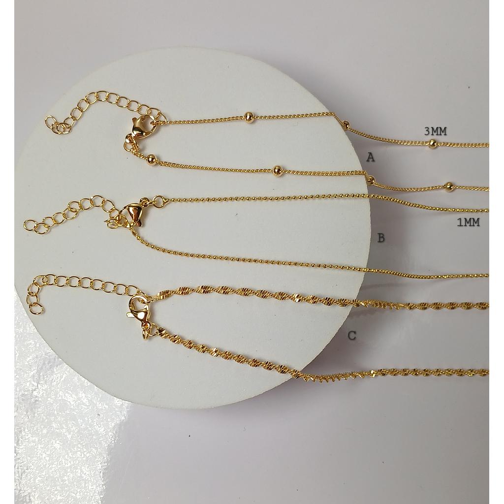 CADENAS TERMINADAS DE MICROCIRCONIA CON EXTENSOR