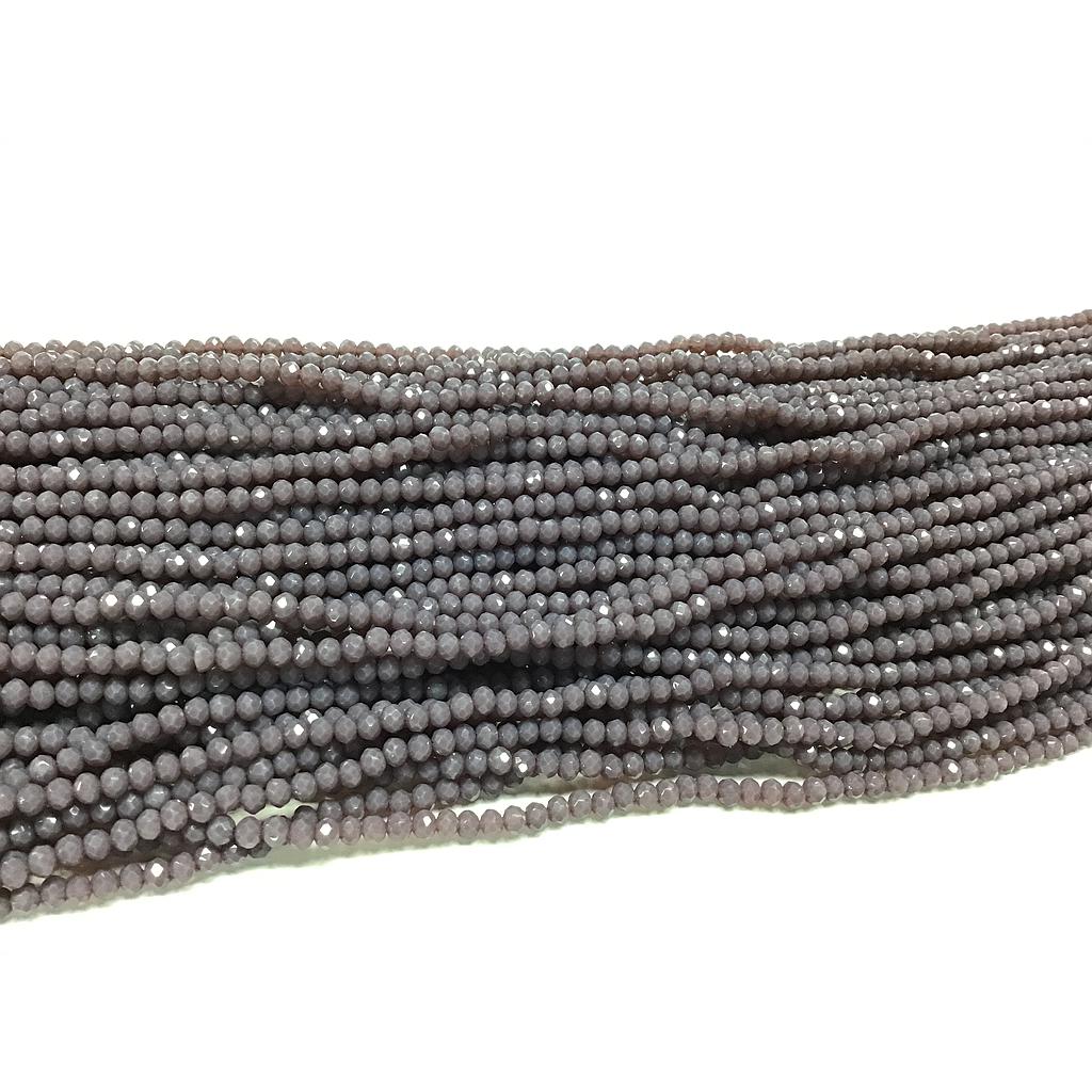 CRISTAL RONDEL MORADO GLICINA 3MM