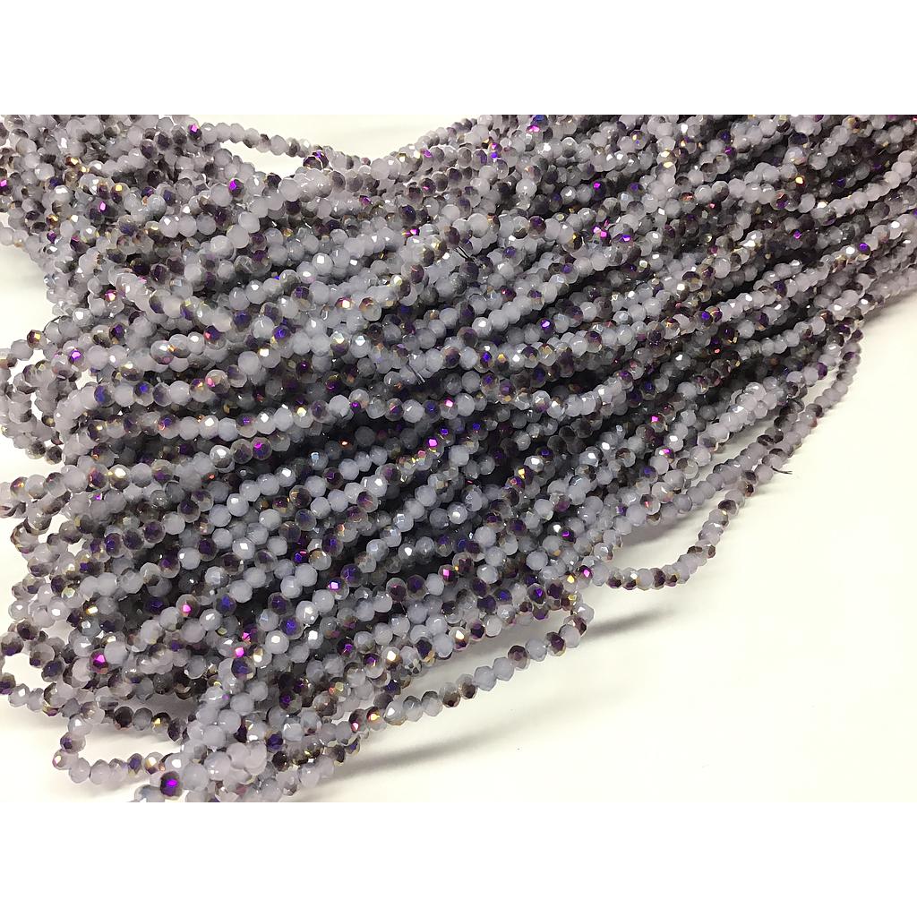 CRISTAL RONDEL MORADO TORNASOL 2MM