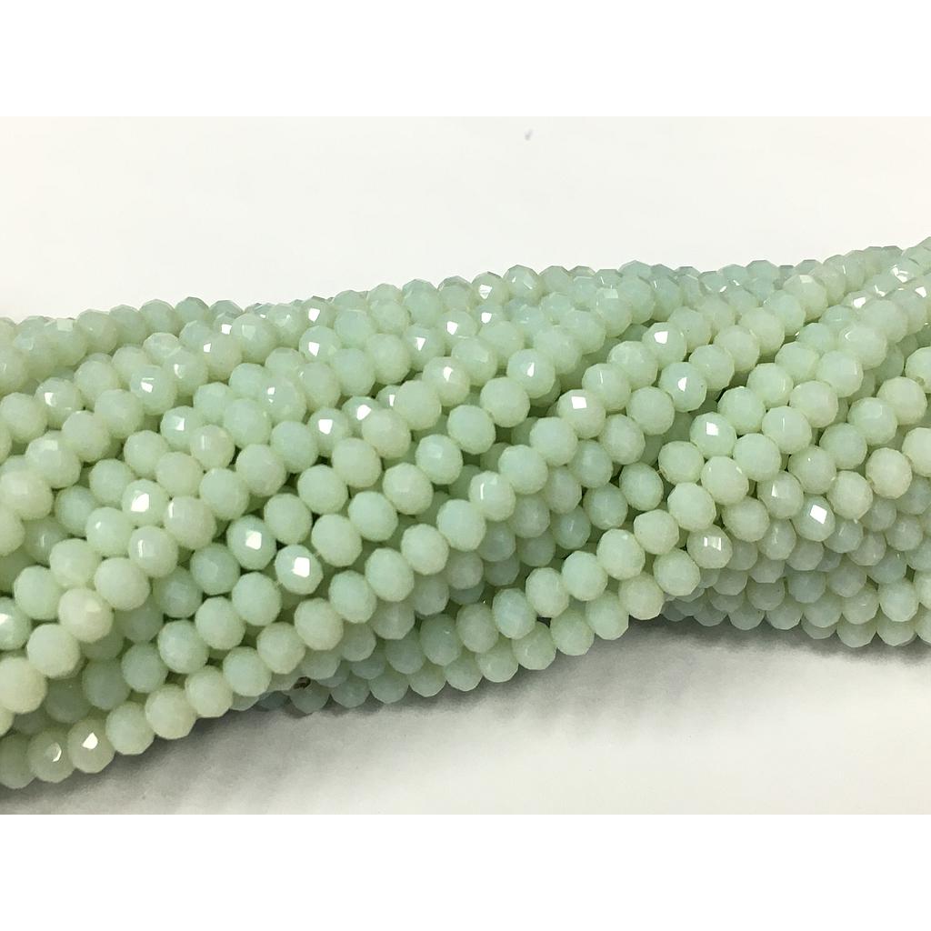 CRISTAL RONDEL VERDE MENTA 4MM