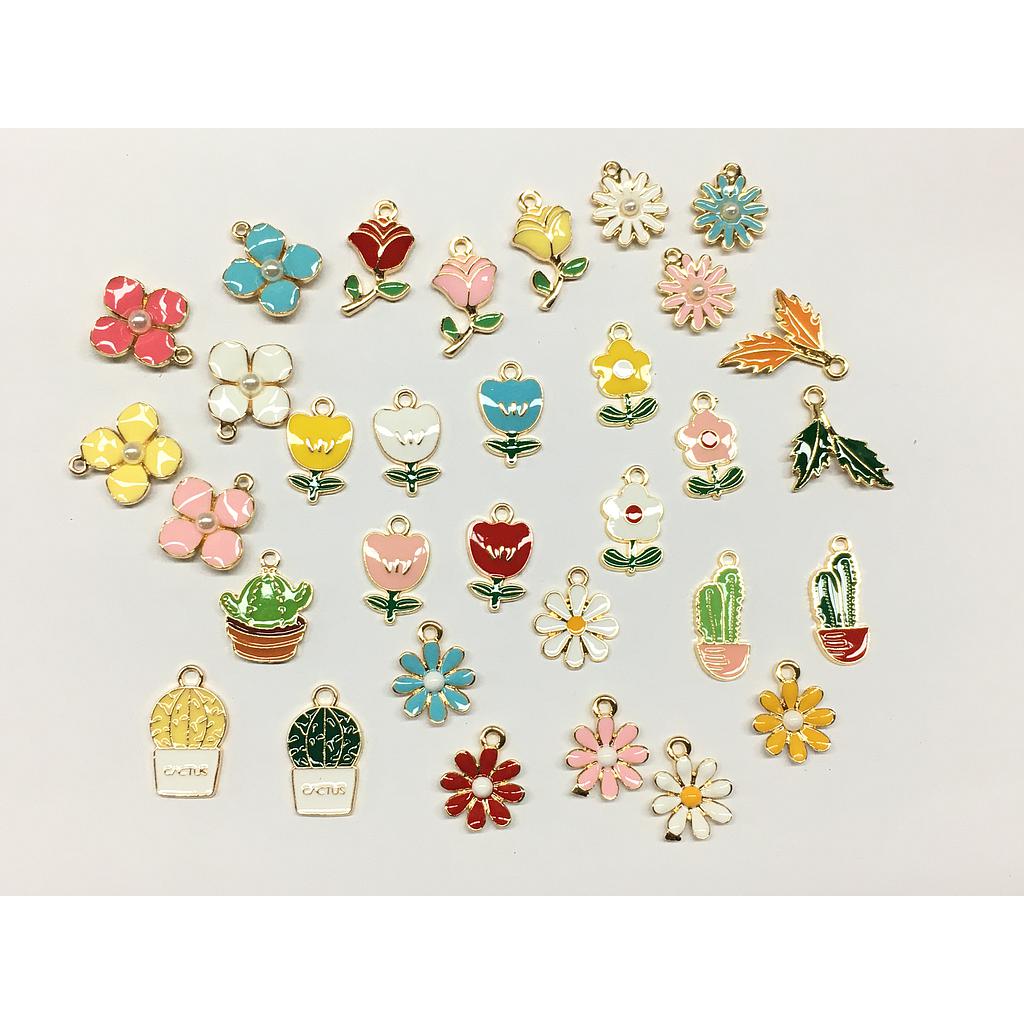 DIJES FLORES y CACTUS ENAMEL