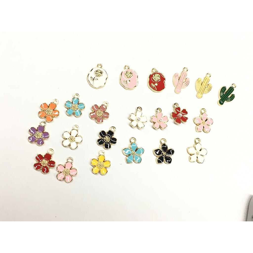 DIJES FLORES Y CACTUS ENAMEL